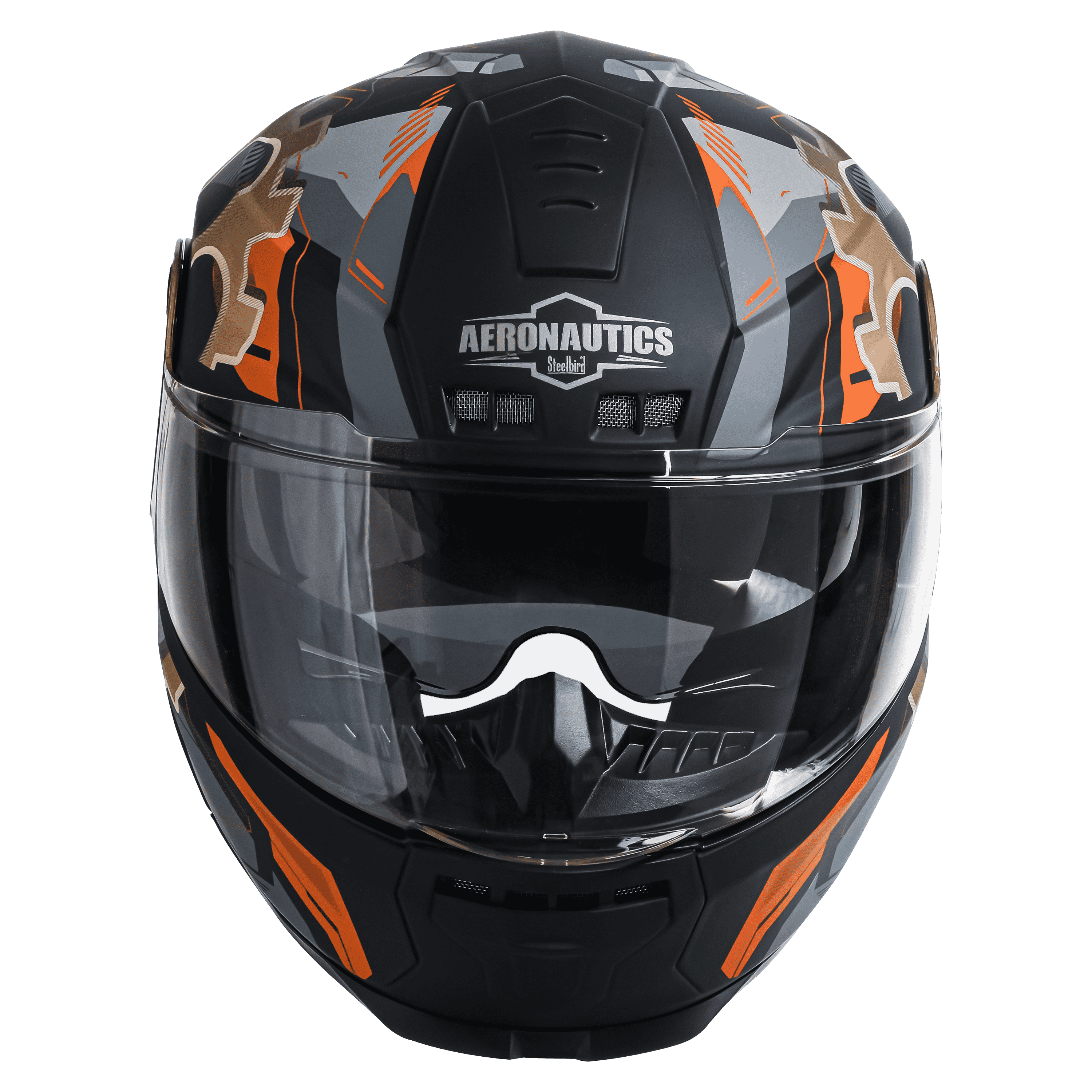 SBH-40 ISS ROLLER CRASH GLOSSY BLACK WITH ORANGE